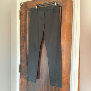 People tree organic cotton black dress twill pant